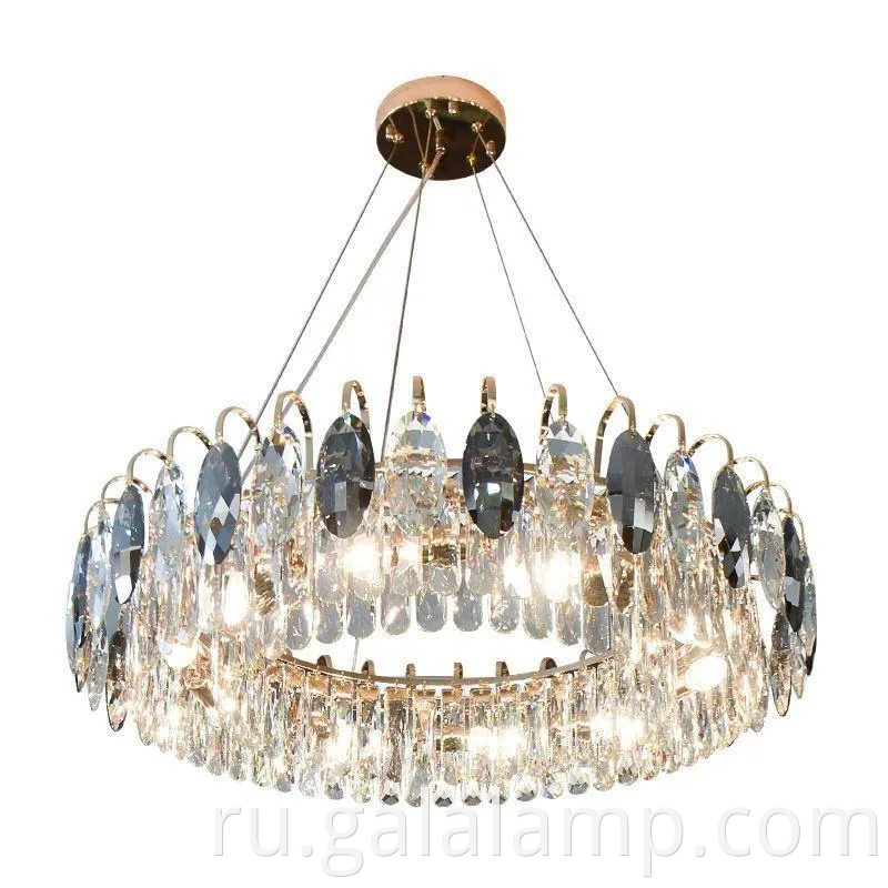 Элегантная хрустальная люстра K9 для современного декора гостиной